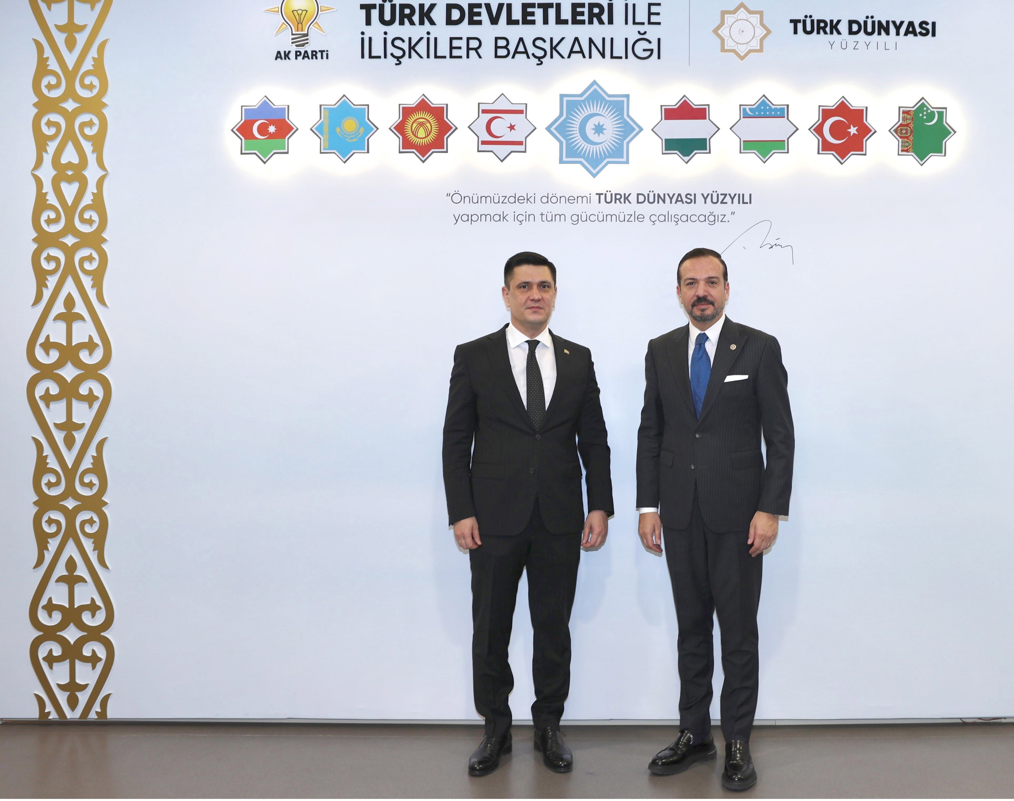 Meeting of the Ambassador of Turkmenistan to Türkiye with the Deputy Chairman of the Justice and Development Party